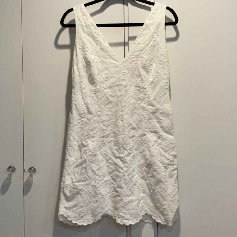 Lilly Pulitzer Madden V Neck Eyelet Dress